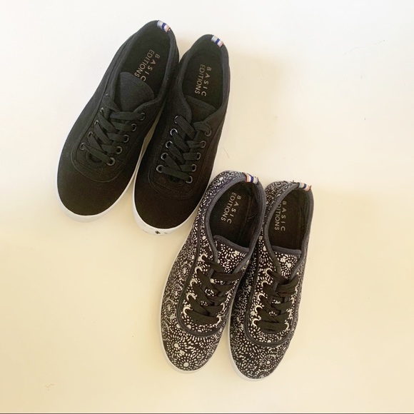 Basic Addition Black and Blue Tennis Shoes Size 8 - Picture 4 of 10